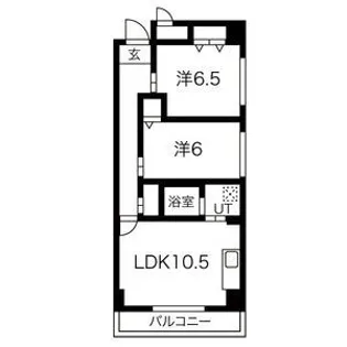 ロータスマーシュ元今泉【3階】の間取り