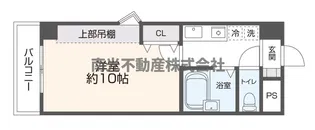 サンシャイン新家宮嶋【9階】の間取り