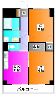 クローネ川口【4階】の間取り