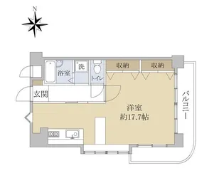 ヒルクレストII【9階】の間取り