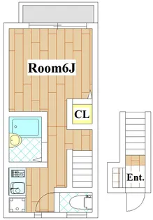 CAESAR‘S(シーザーズ)【2階】の間取り
