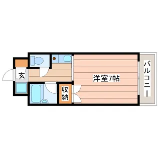 ドミール石川【2階】の間取り