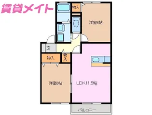 ステラ【2階】の間取り