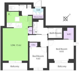 タマハイツ【1階】の間取り