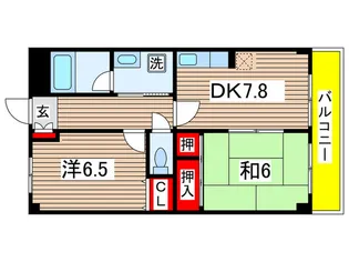 グランドウィンズIII【2階】の間取り