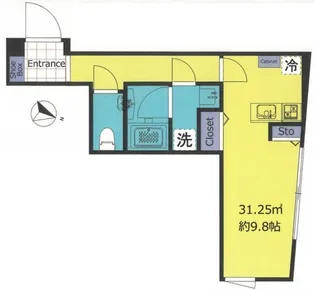 ヴェール白金台【3階】の間取り