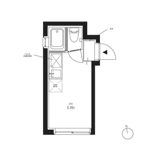 CK3215-SOUTH【3階】の間取り