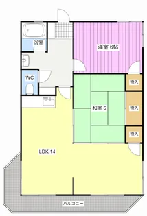 ルグラン曳馬【2階】の間取り