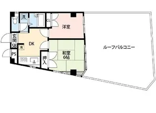 エクセランス常盤【3階】の間取り