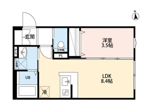 robot home 竹ノ塚【2階】の間取り