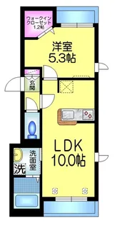 メゾン・ハッタンメ【3階】の間取り