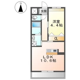 レジデンス北花田【3階】の間取り