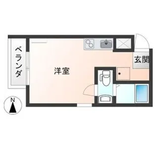 コスモス翔東今泉【2階】の間取り