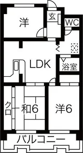 ルミエールI【2階】の間取り