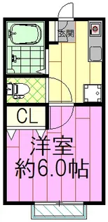 サウスウィンドー【2階】の間取り
