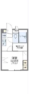レオパレスアルカンシェル【2階】の間取り
