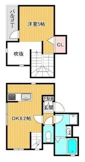 ユリシーズ【2階】の間取り