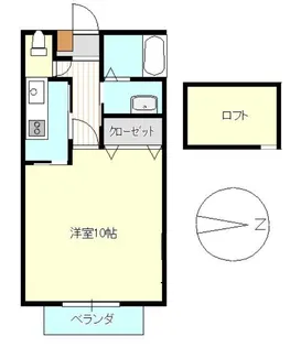 グロリオーサ【2階】の間取り