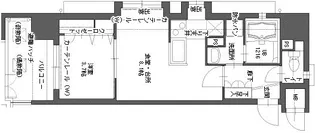 アクタス博多Vタワー【2階】の間取り