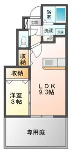 グランツB・C【1階】の間取り