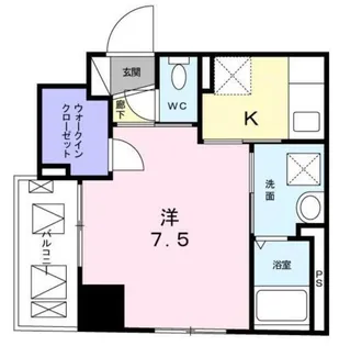 ISLA VISTA日本橋【10階】の間取り