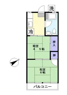 大原マンション【4階】の間取り