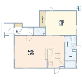 自由が丘Guri【1階】の間取り