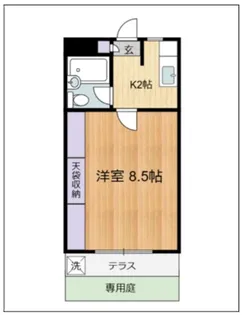 ホワイトヴィラ86【1階】の間取り