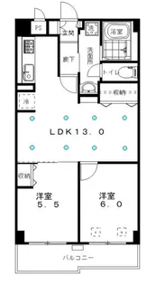 ケンハウス【3階】の間取り
