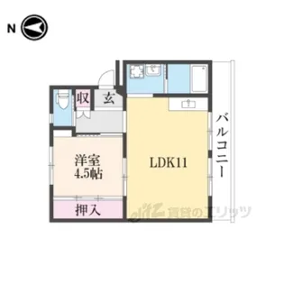 ビレッジハウス大淀【2階】の間取り