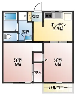 アドヴァンスB【1階】の間取り
