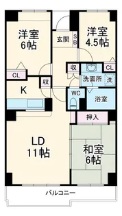 T’s garden西船橋【2階】の間取り