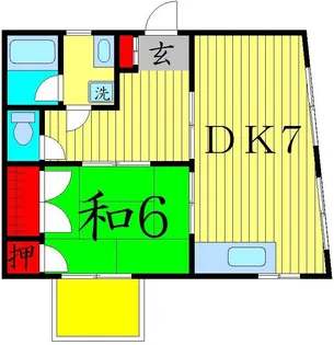 桂ビル【2階】の間取り