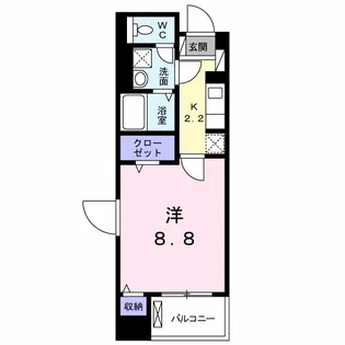 グランコート国府【3階】の間取り