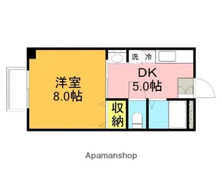 コーポジュネスIII【3階】の間取り