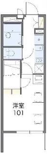 レオパレスラボール II【2階】の間取り