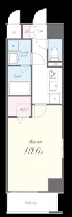 アークリュイール【6階】の間取り