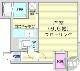 サーティーンハイツ【2階】の間取り