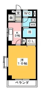 フィールドフォー【2階】の間取り