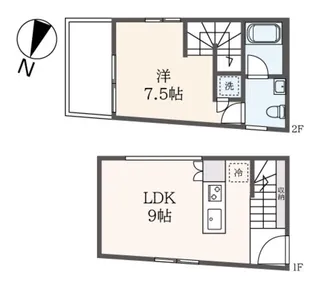 オリーブ笹塚Bの間取り