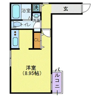 MODULOR赤坂【4階】の間取り
