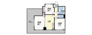 Beit Shalom【8階】の間取り