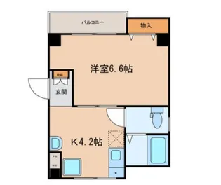 ロイヤルシティ西日暮里【4階】の間取り
