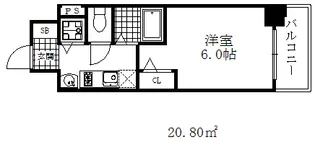 プレサンス神戸西スパークリング【8階】の間取り
