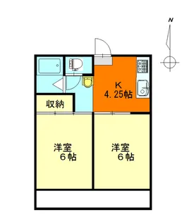 R&Y抽ヶ台【1階】の間取り