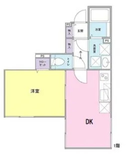 ルミナスフラット【1階】の間取り