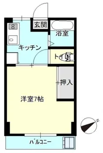 フロンティア相沢【2階】の間取り