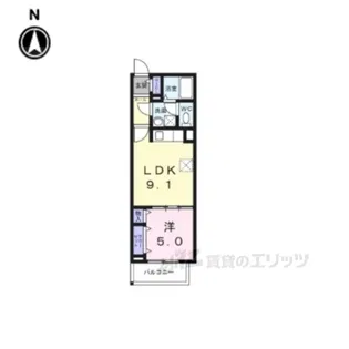 ヒカルサ尼崎栗山町【1階】の間取り