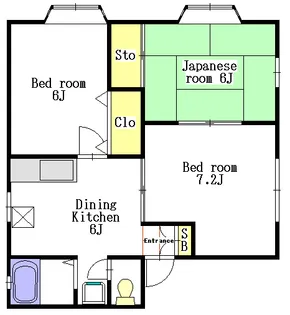 エクセルハイツ【2階】の間取り