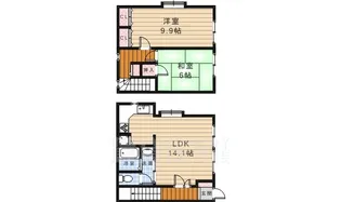 エスポワール桜ヶ丘【1階】の間取り